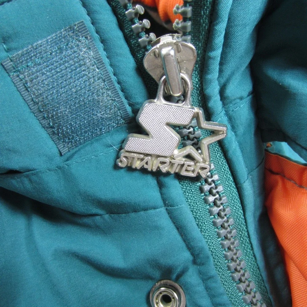 Miami‎ Dolphins Starter Pro Line Jacket Coat Mens Small VTG *No Hoodie